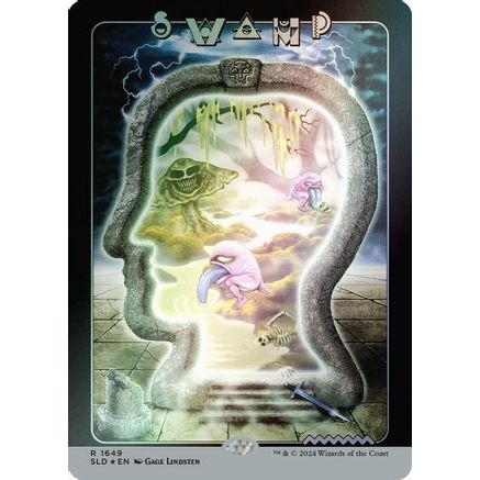 Swamp (1649) (Rainbow Foil) (SLD-1649) - Secret Lair Drop Series Foil