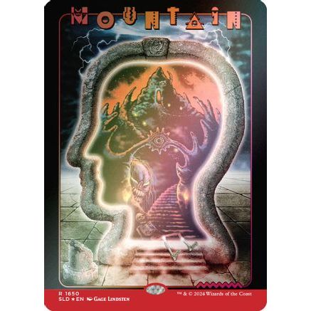 Mountain (1650) (Rainbow Foil) (SLD-1650) - Secret Lair Drop Series Foil