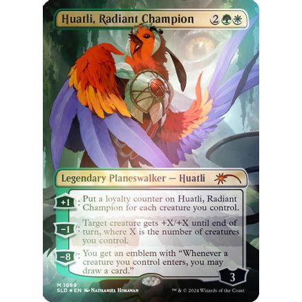 Huatli, Radiant Champion (Rainbow Foil) (SLD-1699) - Secret Lair Drop Series Foil