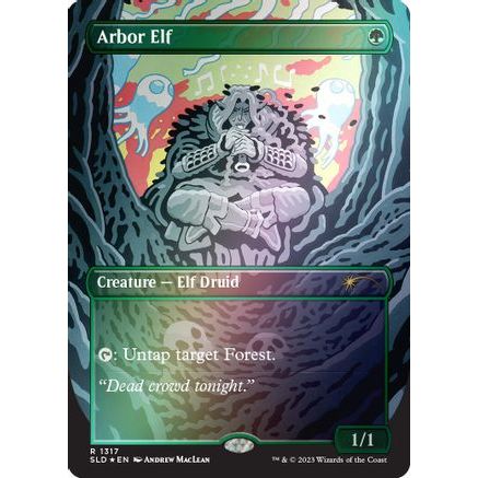 Arbor Elf (Rainbow Foil) (SLD-1317) - Secret Lair Drop Series Foil