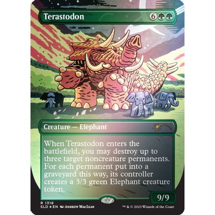 Terastodon (Rainbow Foil) (SLD-1318) - Secret Lair Drop Series Foil