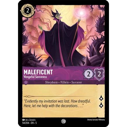 Maleficent - Vengeful Sorceress (54/204) - Shimmering Skies Cold Foil