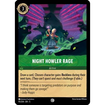 Night Howler Rage (95/204) - Shimmering Skies