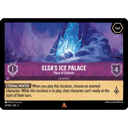 Elsa's Ice Palace - Place of Solitude (67/204) - Shimmering Skies Cold Foil