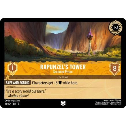 Rapunzel's Tower - Secluded Prison (33/204) - Shimmering Skies Cold Foil