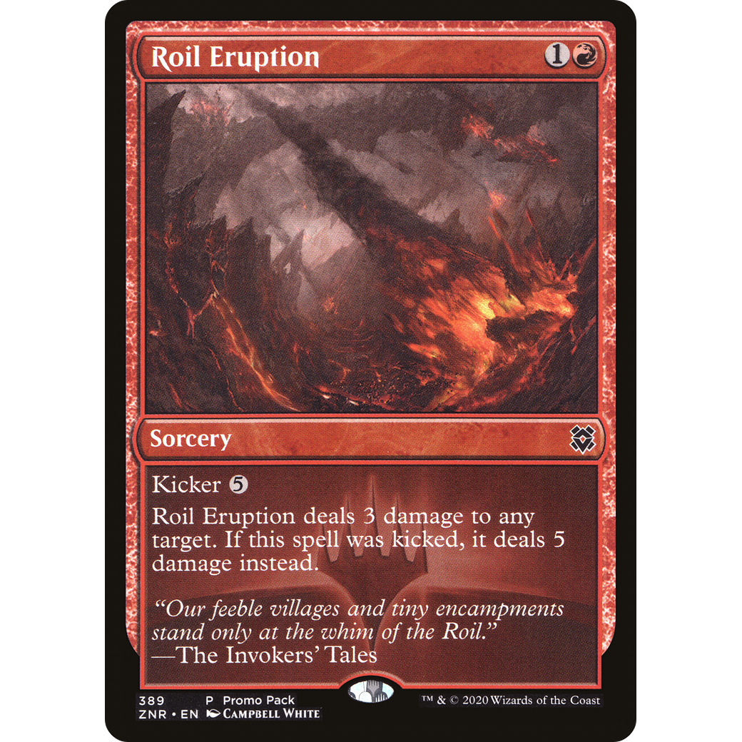 Roil Eruption (PPZNR-389) - Zendikar Rising Foil