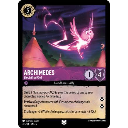 Archimedes - Electrified Owl (47/204) - Shimmering Skies Cold Foil