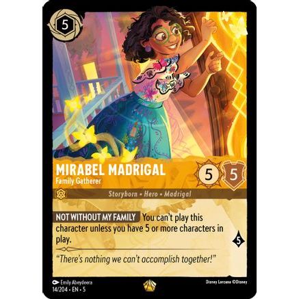 Mirabel Madrigal - Family Gatherer (14/204) - Shimmering Skies Cold Foil