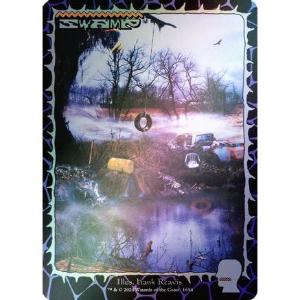 Swamp (1654) (Rainbow Foil) (SLD-1654) - Secret Lair Drop Series Foil