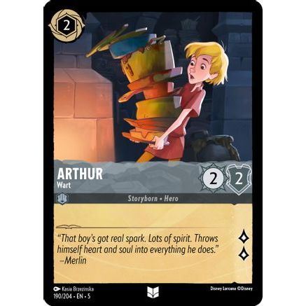 Arthur - Wart (190/204) - Shimmering Skies Cold Foil