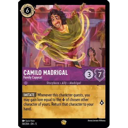Camilo Madrigal - Family Copycat (58/204) - Shimmering Skies Cold Foil