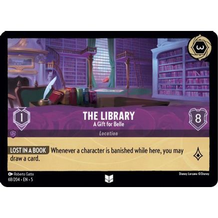 The Library - A Gift for Belle (68/204) - Shimmering Skies Cold Foil