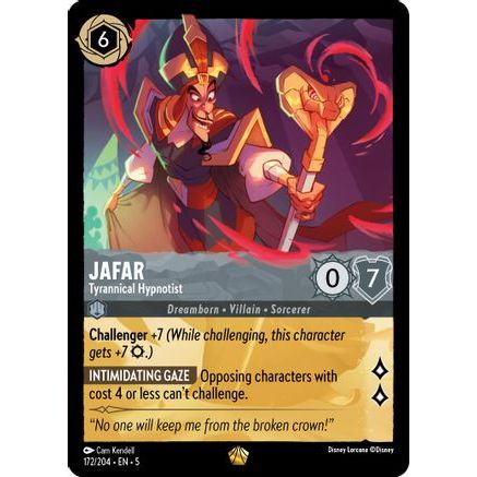 Jafar - Tyrannical Hypnotist (172/204) - Shimmering Skies Cold Foil