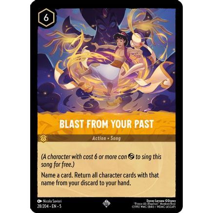 Blast From Your Past (28/204) - Shimmering Skies Cold Foil