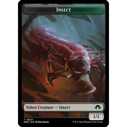 Insect (0027) // Energy Reserve Double-Sided Token (MH3-27 // 36) - Modern Horizons 3