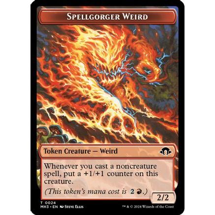 Spellgorger Weird // Energy Reserve Double-Sided Token (MH3-24 // 36) - Modern Horizons 3