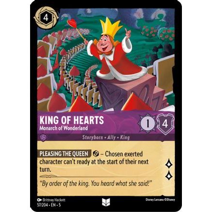 King of Hearts - Monarch of Wonderland (57/204) - Shimmering Skies