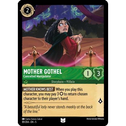 Mother Gothel - Conceited Manipulator (89/204) - Shimmering Skies Cold Foil