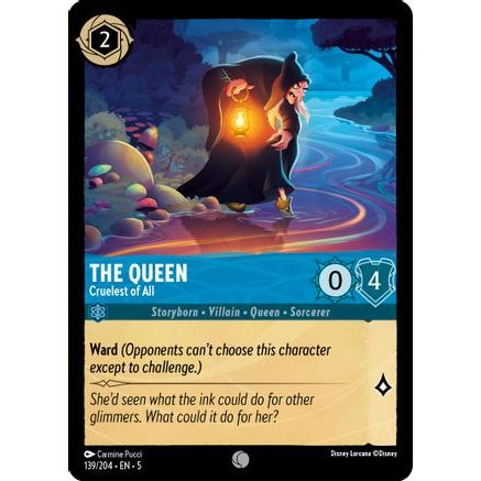 The Queen - Cruelest of All (139/204) - Shimmering Skies Cold Foil