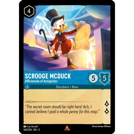 Scrooge McDuck - Afficionado of Antiquities (140/204) - Shimmering Skies