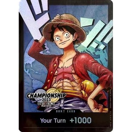 DON!! Card (Monkey.D.Luffy) (2023 World Championship Finals) - One Piece Promotion Cards