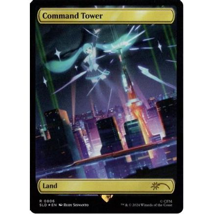 Command Tower (0806) (Rainbow Foil) (SLD-806) - Secret Lair Drop Series Foil