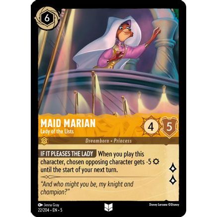 Maid Marian - Lady of the Lists (22/204) - Shimmering Skies Cold Foil