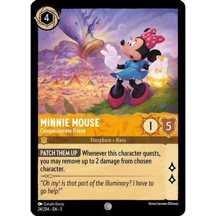 Minnie Mouse - Compassionate Friend (24/204) - Shimmering Skies Cold Foil