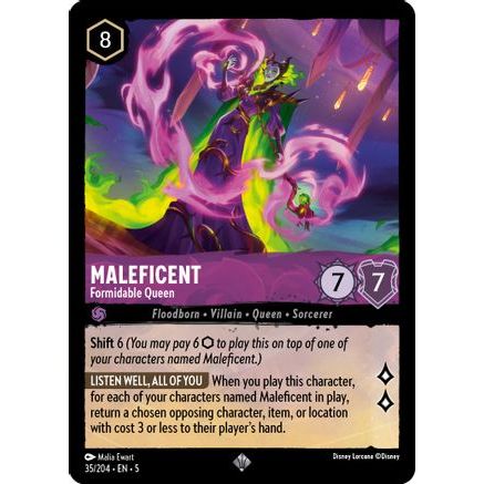Maleficent - Formidable Queen (35/204) - Shimmering Skies Cold Foil