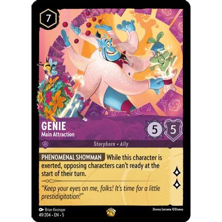 Genie - Main Attraction (49/204) - Shimmering Skies Cold Foil