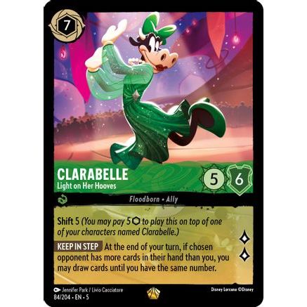 Clarabelle - Light on Her Hooves (84/204) - Shimmering Skies Cold Foil