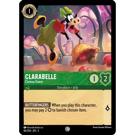 Clarabelle - Clumsy Guest (86/204) - Shimmering Skies Cold Foil