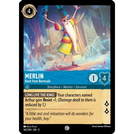 Merlin - Back from Bermuda (142/204) - Shimmering Skies Cold Foil
