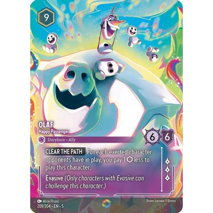 Olaf - Happy Passenger (Enchanted) (209/204) - Shimmering Skies Holofoil