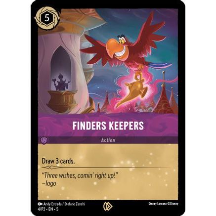 Finders Keepers (4) - Disney Lorcana Promo Cards Cold Foil