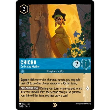 Chicha - Dedicated Mother (5) - Disney Lorcana Promo Cards Cold Foil