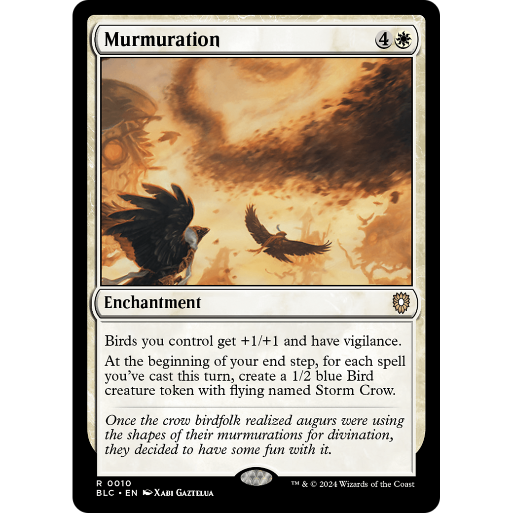 Murmuration (BLC-010) - Bloomburrow Commander
