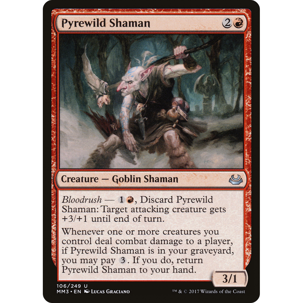 Pyrewild Shaman (MM3-106) - Modern Masters 2017