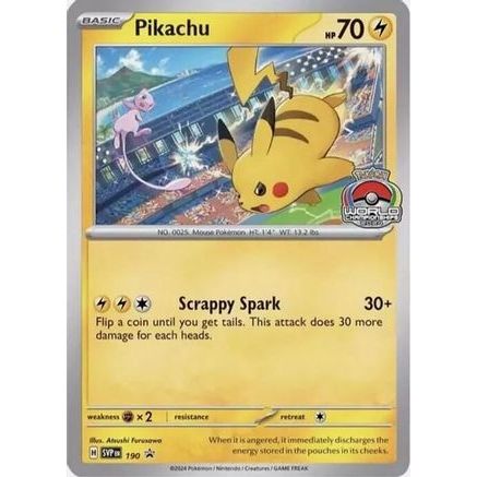 Pikachu - 190 190 - SV Scarlet & Violet Promo Cards