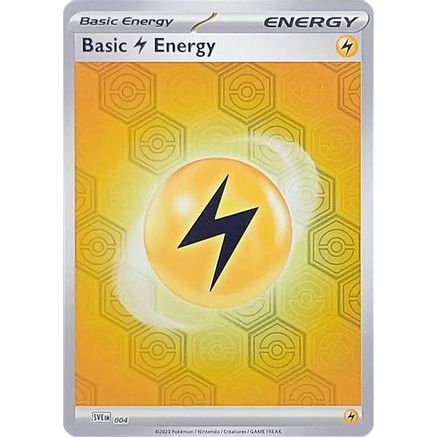 Basic Lightning Energy 4 - SV Shrouded Fable Reverse Holofoil
