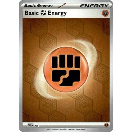 Basic Fighting Energy 6 - SV Shrouded Fable Reverse Holofoil
