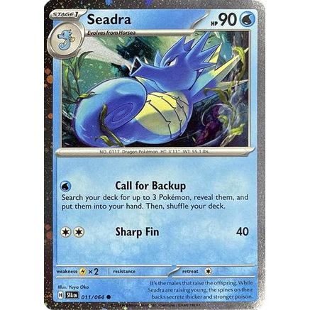 Seadra - 011/064 (Cosmos Holo) 11 - Miscellaneous Cards & Products Holofoil