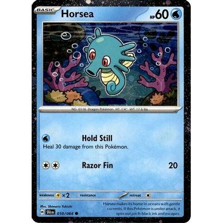Horsea - 010/064 (Cosmos Holo) 10 - Miscellaneous Cards & Products Holofoil