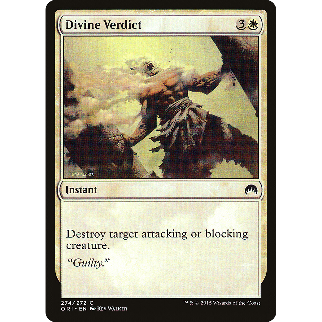 Divine Verdict (ORI-274) - Magic Origins Foil
