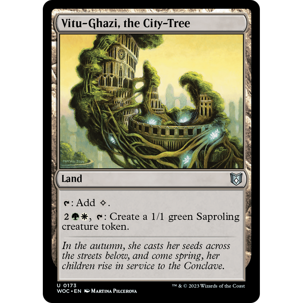Vitu-Ghazi, the City-Tree (WOC-173) - Wilds of Eldraine Commander