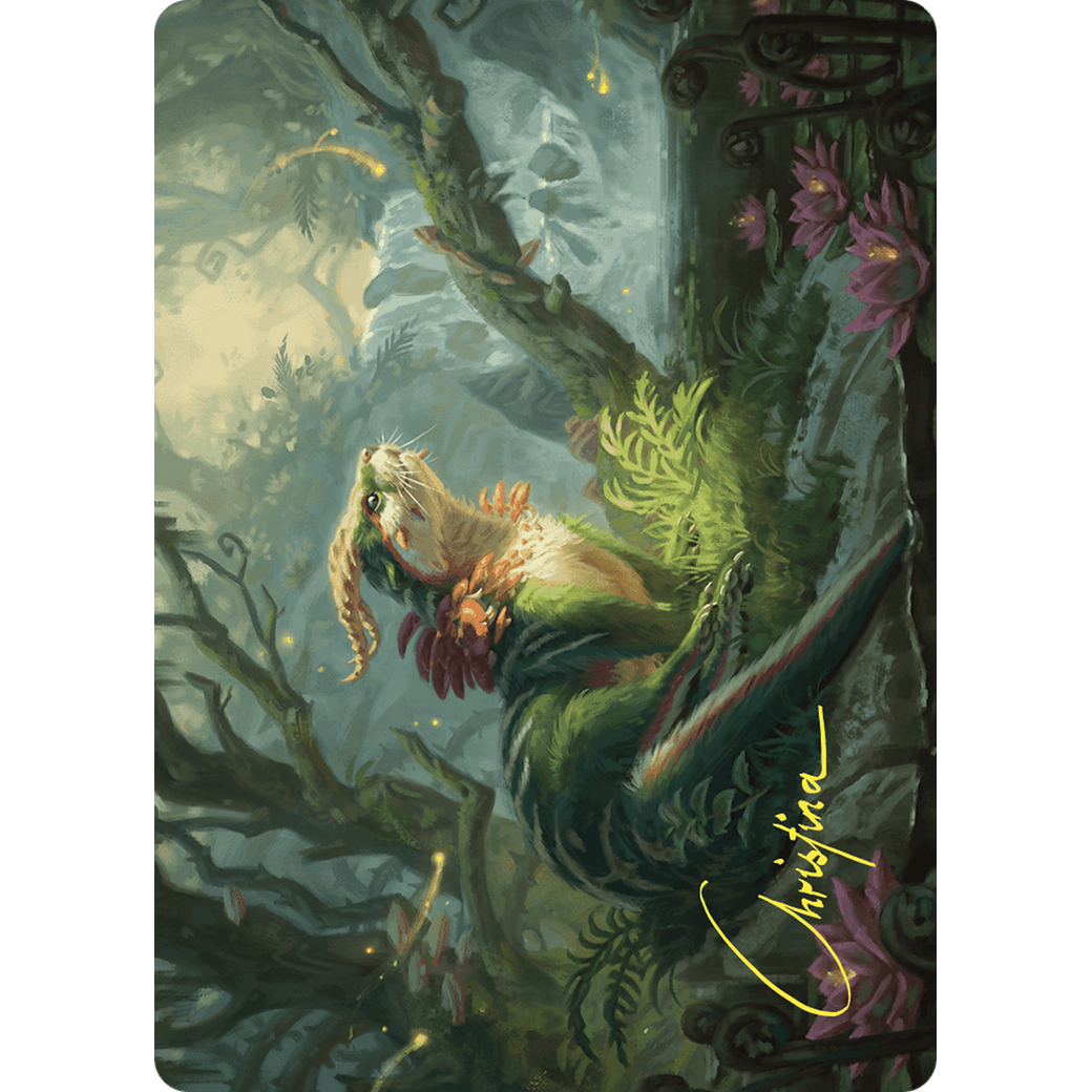 Elusive Otter // Elusive Otter (AWOE-037) - Wilds of Eldraine Art Series (Borderless)