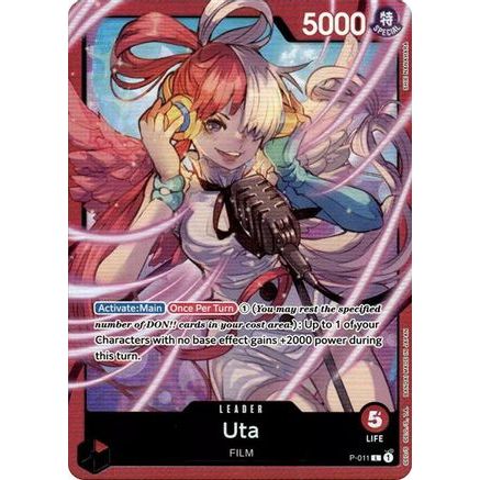 Uta - P-011 (Premium Card Collection -Uta-) (P-011) - One Piece Promotion Cards Foil