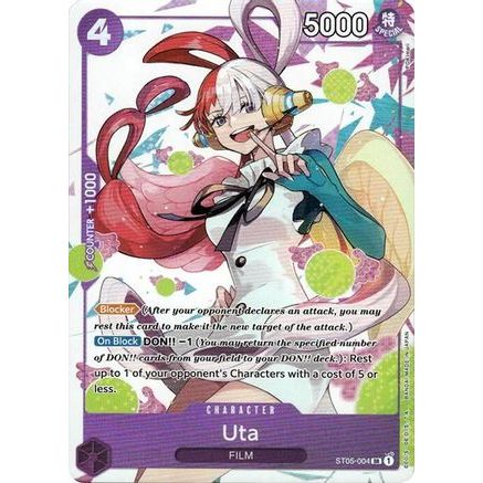 Uta - ST05-004 (Premium Card Collection -Uta-) (ST05-004) - One Piece Promotion Cards Foil