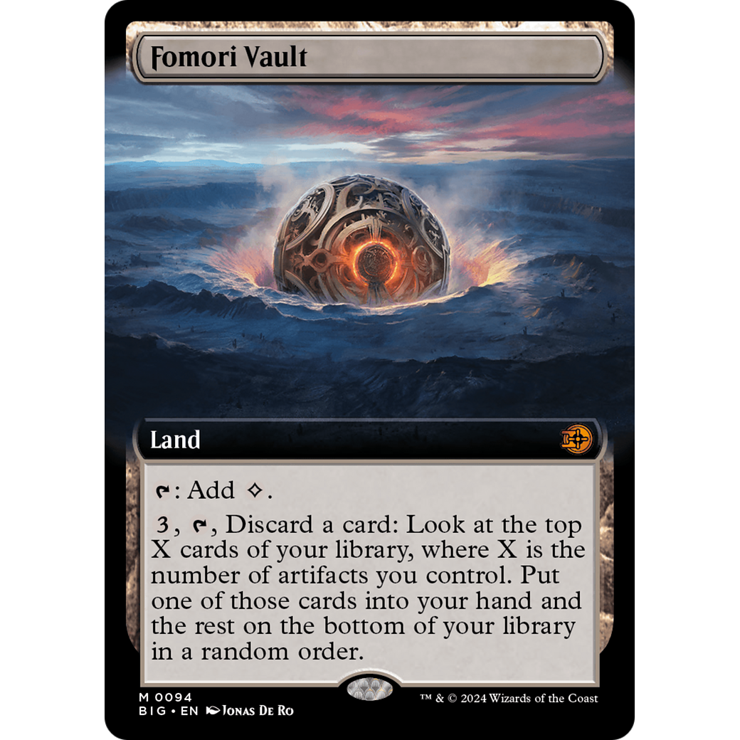 Fomori Vault (Extended Art) (BIG-094) - The Big Score: (Extended Art) Foil