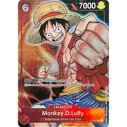 Monkey.D.Luffy (Premium Card Collection -BANDAI CARD GAMES Fest. 23-24 Edition-) (P-001) - One Piece Promotion Cards Foil
